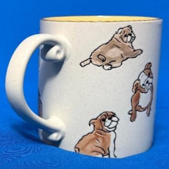 NEW  GORGEOUS & ADORABLE ENGLISH BULLDOG " DOG MOM " 21 OZ / 21 OUNCES MUG / CUP - Picture 10 of 16